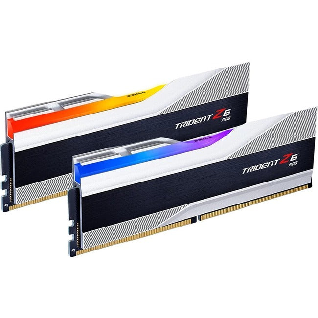 G.SKILL Trident Z5 RGB RAM Module for Motherboard, Desktop PC - 32 GB (2 x 16GB) - DDR5-7200/PC5-57600 DDR5 SDRAM - 7200 MHz - CL34 - 1.40 V G.SKILL Trident Z5 RGB RAM Module for Motherboard, Desktop PC - 32 GB (2 x 16GB) - DDR5-7200/PC5-57600 DDR5 SDRAM - 7200 MHz - CL34 - 1.40 V